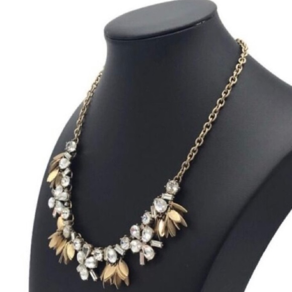 J. Crew Factory Crystal Bouquet Necklace - Picture 4 of 9